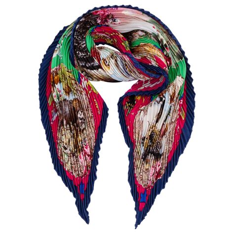 cost of new hermes scarf|hermes pleated scarf price.